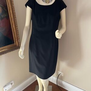 Sophisticated Black Midi Dress